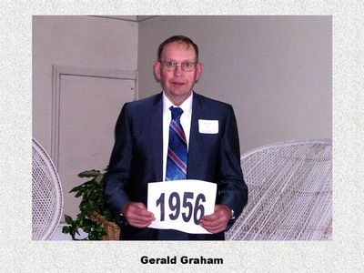 Class of 1956
Gerald Graham
Keywords: 1956 graham