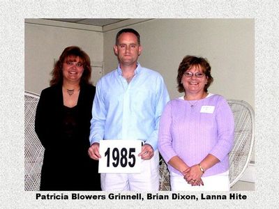 Class of 1985
Patricia Blowers Grinnell; Brian Dixon; Lanna Hite
Keywords: 1985 blowers grinnell dixon hite