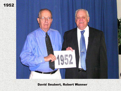Clas of 1952
David Seubert and Robert Wanner
Keywords: 1952 seubert wanner