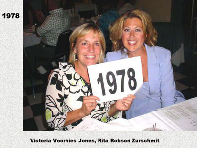 Class of 1978
Victoria Voorhies Jones and Rita Robson Zurschmit
Keywords: 1978 voorhies jones robson zurschmit