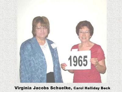 Class of 1965
Virginia Jacobs Schuelke and Carol Halliday Beck
Keywords: 1965 jacobs schuelke halliday beck