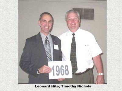 Class of 1968
Leonard Hite and Timothy Nichols
Keywords: 1968 hite nichols