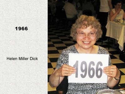 Class of 1966
Helen Miller Dick
Keywords: 1966 miller dick