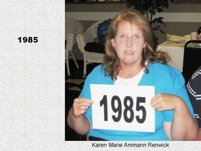 Class of 1985
Karen Marie Ammann Renwick
Keywords: 1985 ammann renwick