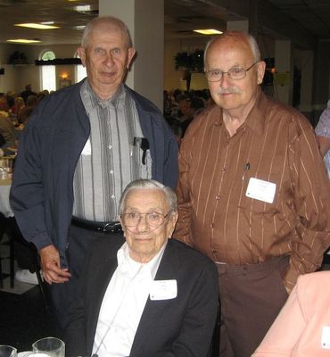 66th Anniversary 1943
L to r: Carl Eckel; Roger Dow; & Edmund Hilliker
