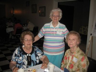 2010 Banquet Class of 1942
Sally Willson Healy; Mary DelaRoche LaFave; Margaret Rush Smolenski, 1942
