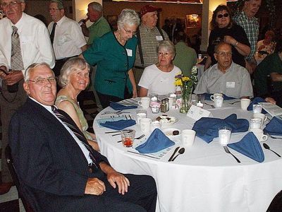 2010 Banquet Class of 1957
Bruce Theobald; Rita Vaile Snow; Ethel Eckel Palmer; Katherine Brazil D'Aprix; Tom D'Aprix
