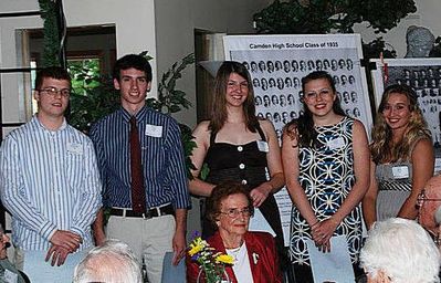 2010 Banquet Scholarship Winners
L to R: Anthony Sanganetti; Andrew Platt; Shannon McCoon; Kaysey Hinkle; Ariel Dean
Missing from photo:  Holden Coon
