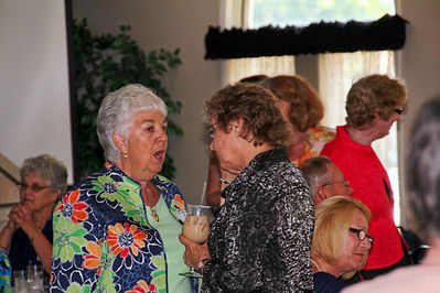 2012 Banquet
Barbara O'Rourke Young, 1957
Alumni Association Past President 
talks to Carol Ryan
