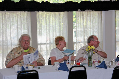 2012 Banquet Class of 1957
L to R: Carleton Phelps; Dianne Swancott Elmendorf; Carl Elmendorf

