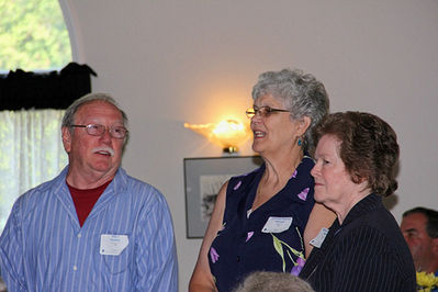 2012 Banquet Class of 1962
L to R: Albert Howlett; Christine Bingham Hammon; Beverly Harrington Shaeffer
