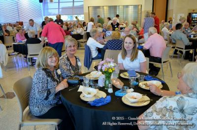 2015 Alumni Banquet June 13
Table 20
Class of 1955
L to R: Barbara Salladin Hodges, '73; Carolyn Salladin Kelley, '75; Chelsea Mellon Mutch, '04; Margaret Meagher Owens, '55 (hidden); Patricia Moore Salladin, '55 (back to camera)
