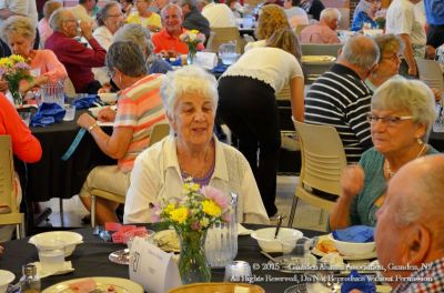 2015 Alumni Banquet June 13
Barbara O'Rourke Young, `57; Flora Miller Gillar, `57
