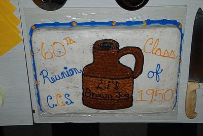 2010 Class of 1950 60th Anniversary
Our Li'l Brown Jug Reunion Cake
