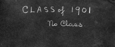 Class of 1901
No graduating class.
