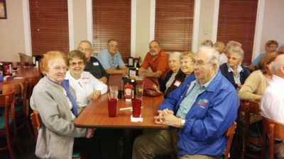 Florida Reunion January 21, 2015
L to R: Jeanette Drought; Jean Smith; LeRoy Smith, `51; Bob Young, `61; Bill Young, `61; Pat Theobald Abrams, `51; Suzanne Theobald Elston, `56; Royce Drought
