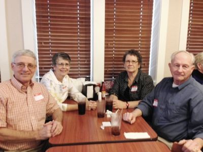 Florida Reunion January 20, 2016
L to R: Ron and Nancy Chauncey; Martha (Holmes) Story, `61 and Robert Story
