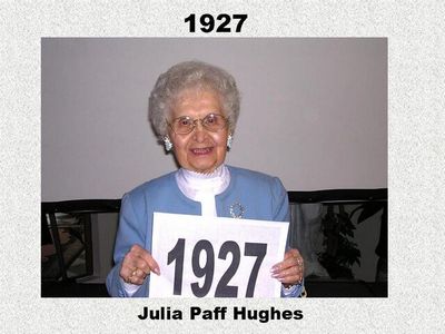 Class of 1927
Julia Paff Hughes
