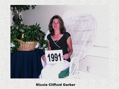 Class of 1991
Nicole Clifford Gerber
Keywords: 1991 clifford gerber