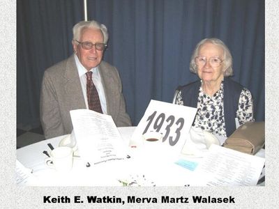 Class of 1933
Keith Watkin and Merva Martz Walasek
Keywords: 1933 martz walasek watkin