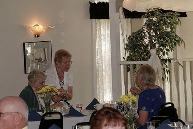 2012 Banquet Class of 1957
L to R: Louise Wanner Coady; Dianne Swancott Elmendorf; Katherine Brazil D'Aprix
